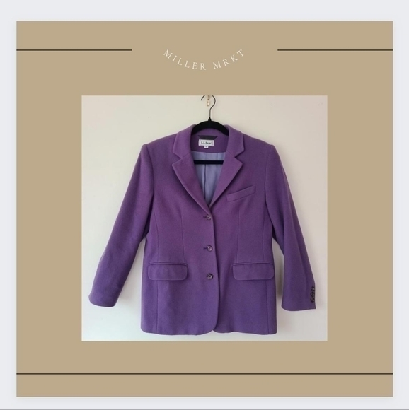 L.L. Bean‎ Wool Blazer - Picture 1 of 7